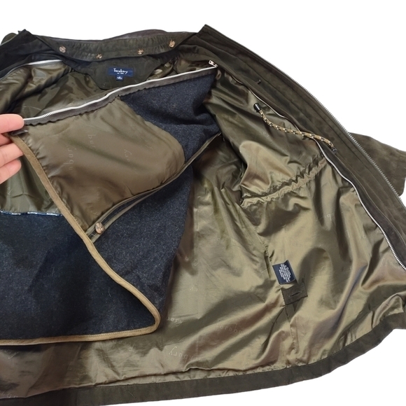 Turnbury Microsuede Anorak Men's Removable Liner Leather Collar Jacket Coat Sz M - Picture 8 of 13